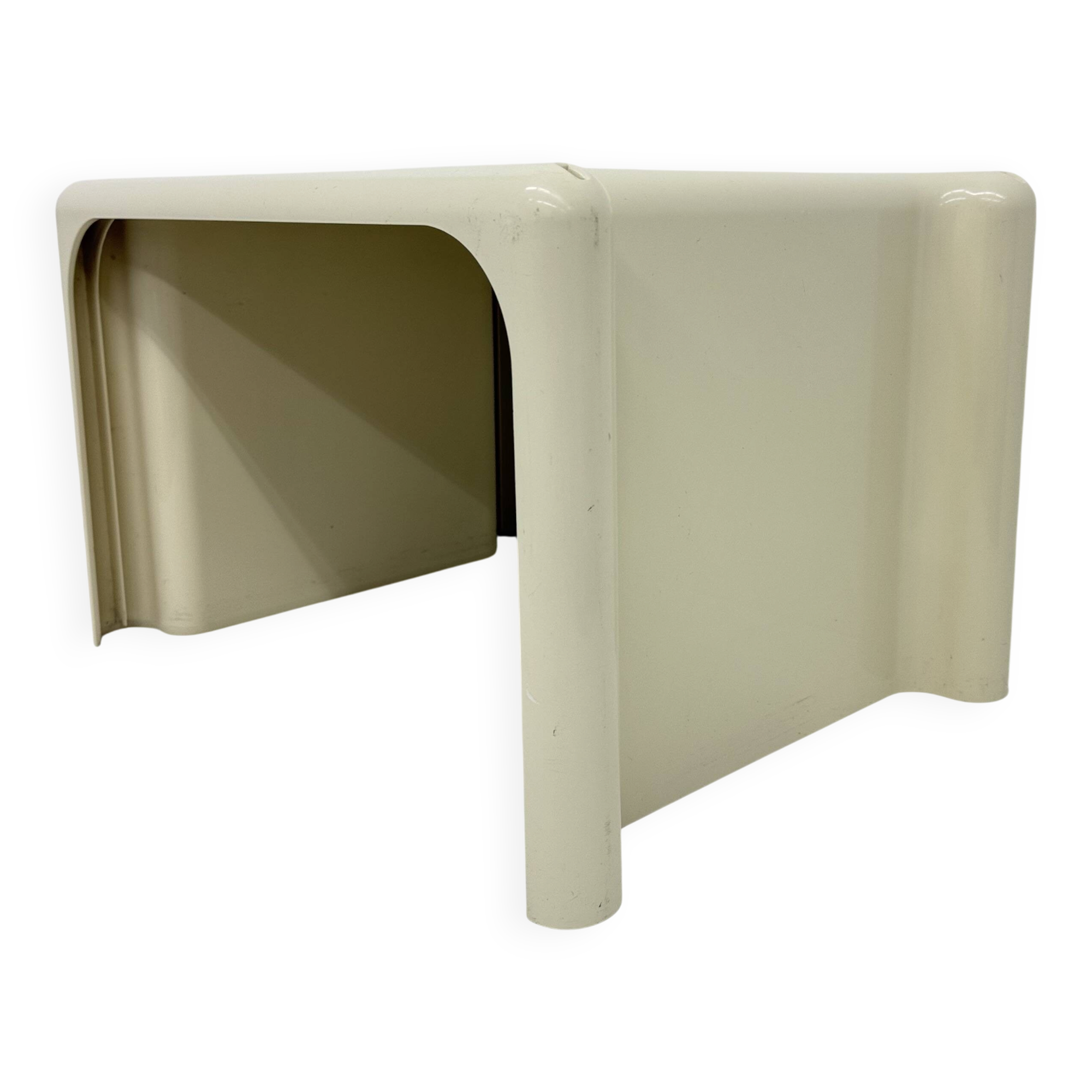Italian Modern Plastic Side Table attributed to Giotto Stoppino for Elco