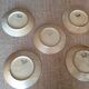 5 stoneware fish plates