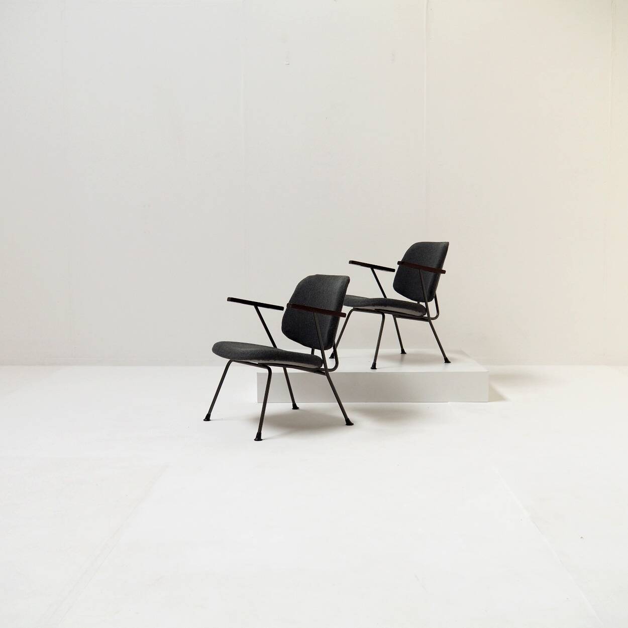 Set of Two Easy Chairs by Gijs Van Der Sluis, 1960s