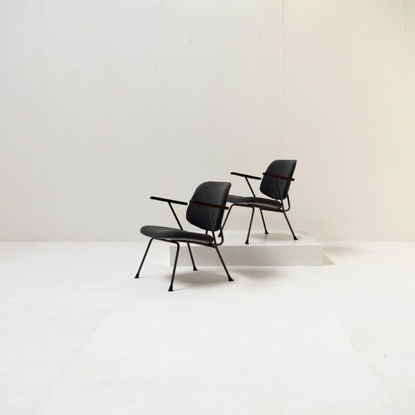 Ensemble de deux fauteuils par Gijs Van Der Sluis, 1960s