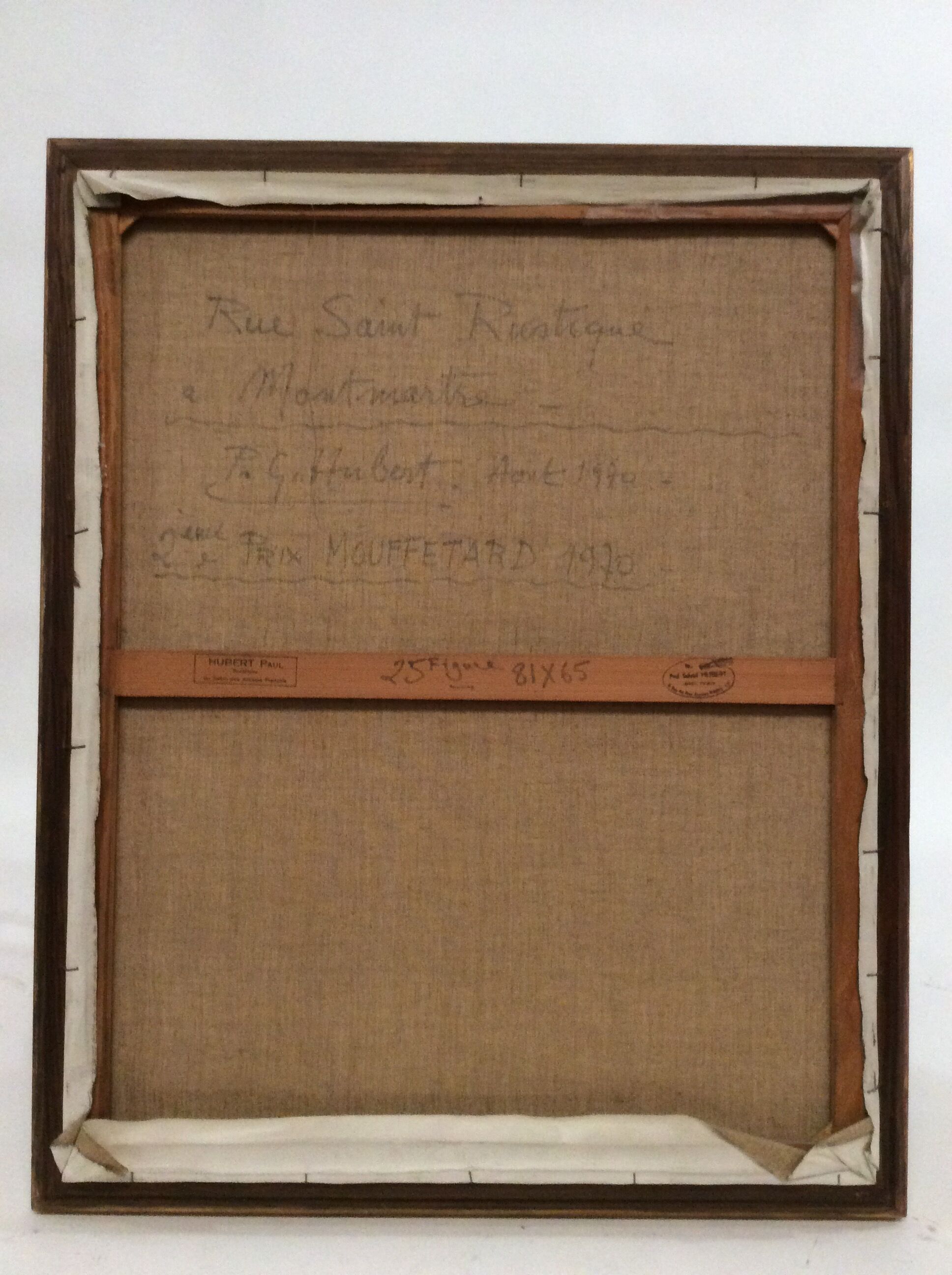 Paul Gabriel Hubert (1929) oil on canvas