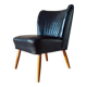 Fauteuil cocktail noir année 50