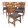 Set of 6 chairs by Guillerme and Chambron