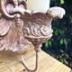 Incredible patinated wall candle holder