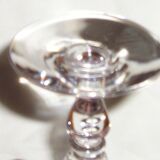 Set of 10 crystal champagne flutes