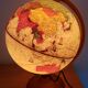 Globe terrestre antique ocre