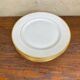 Set of 6 Limoges porcelain flat plates