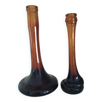 2 vases vintage