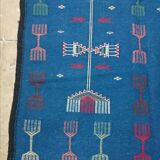 105x155cm blue carpet
