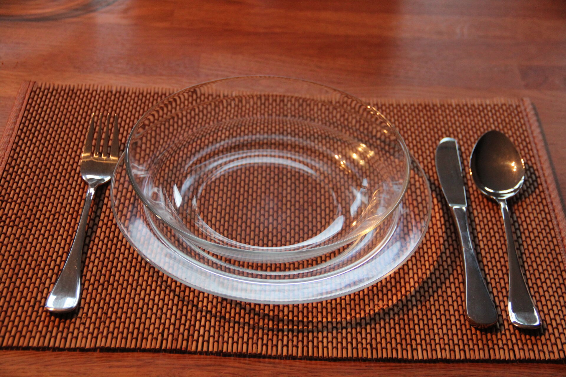 Arcoroc vintage glass plate service