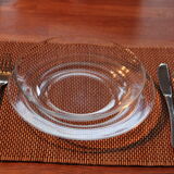 Arcoroc vintage glass plate service