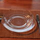 Arcoroc vintage glass plate service