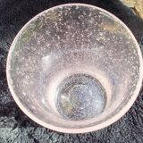 Biot pink bubble vase