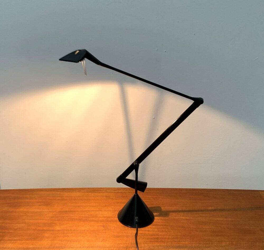 Vintage postmodern Italian table lamp Zelig by Walter Monici for Lumina, 1990s.