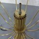 Large Italian brass chandelier, 1960s