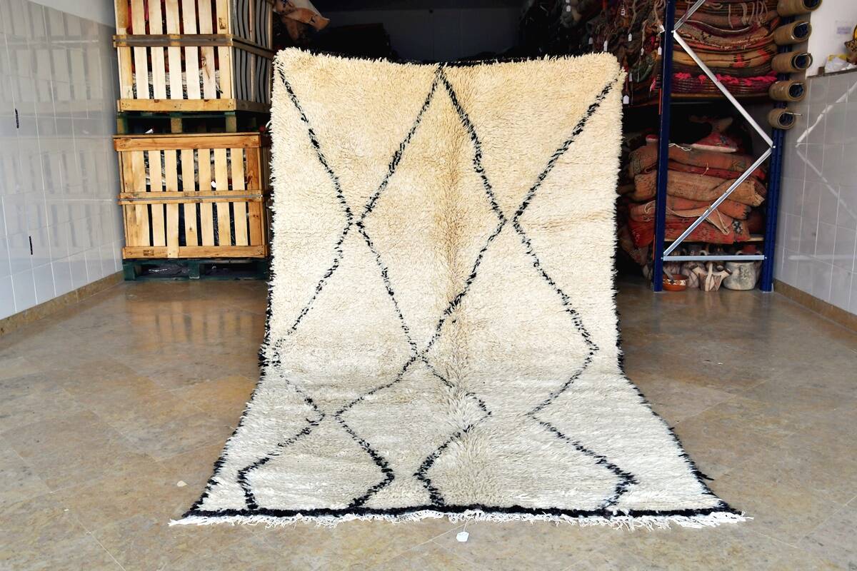 Vintage Beni Ouarain Rug