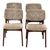 Set of 4 Eric Buch Teak Dining Chairs