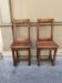 Pair of Lorraine chairs in raw wood