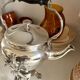 Samovar Christofle en métal argenté et ébène, vers 1860