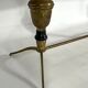 Vintage brass and marble coffee table. Italy 1950s