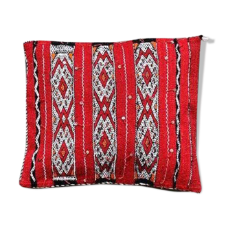 Coussin kilim rouge coussin berbère