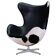 Egg chair de Arne Jacobsen en cuir de vache