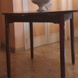 1970s wooden round table