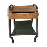 Boarding vintage bedside table