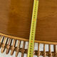Vintage sun rattan oval coffee table