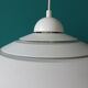 Suspension blanche "Danalight" Danemark 1975