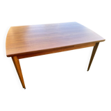 Scandinavian extendable teak dining table