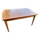 Scandinavian extendable teak dining table