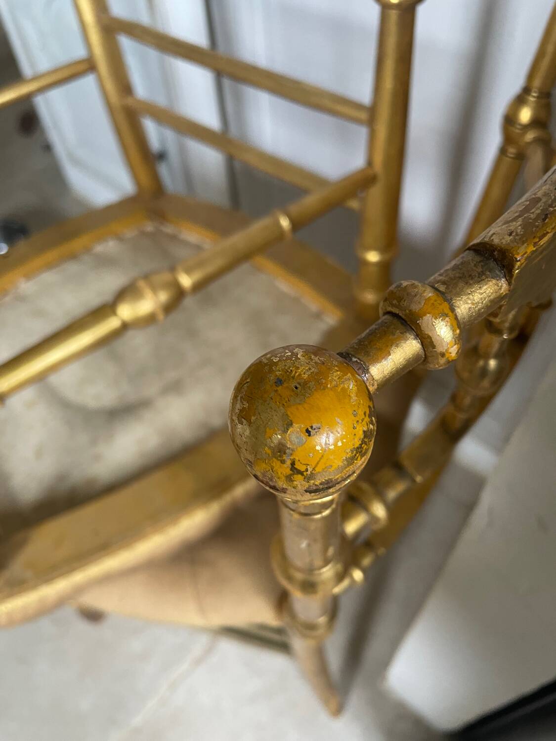 Old pair of theater chairs