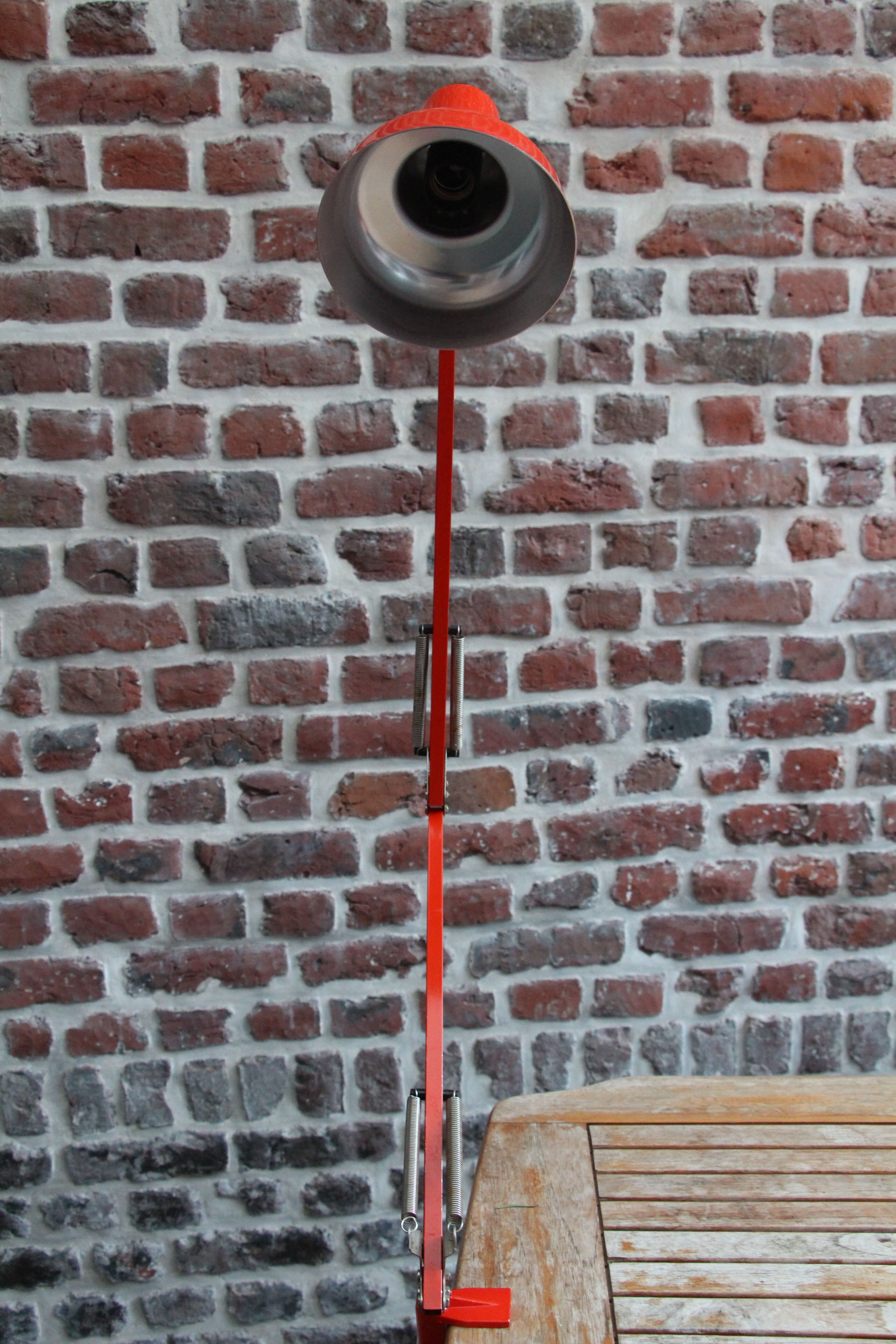 Architect lamp RDA red 70's