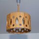 Suspension scandinave en bois 1960