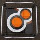 Table basse céramique, design vintage 1970