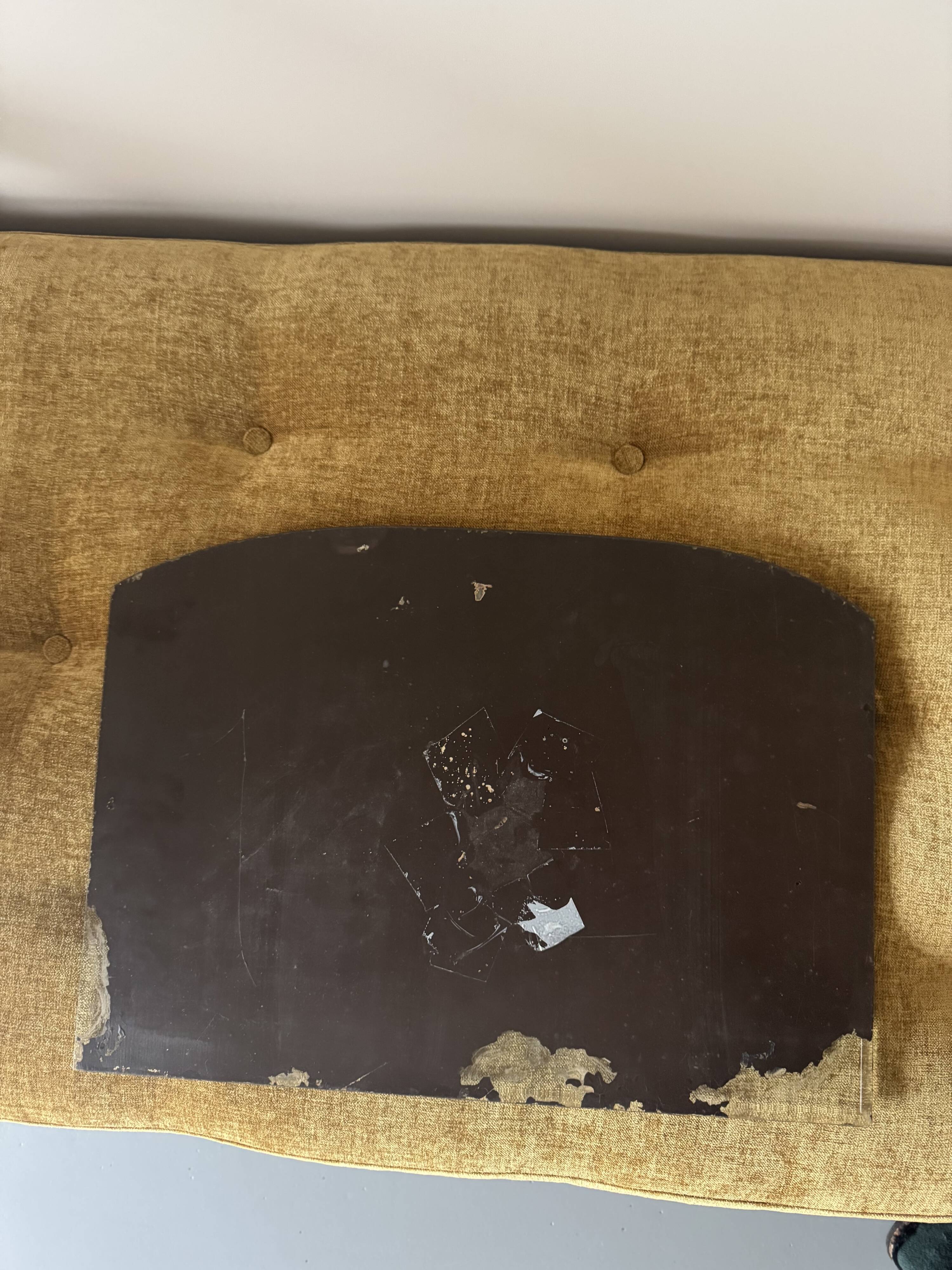 Antique bevelled mirror