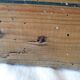 Ancienne caisse publicitaire en bois LUX