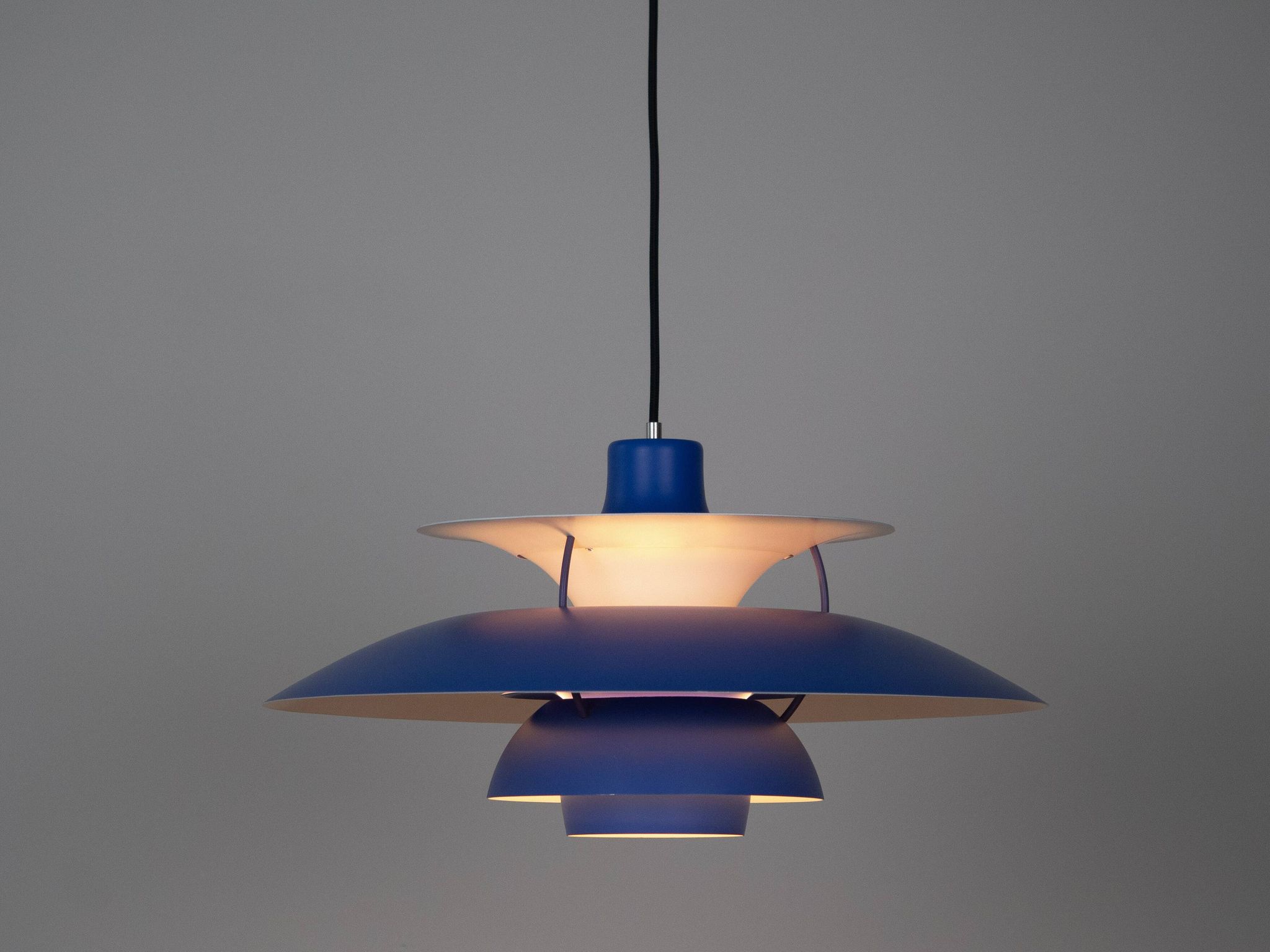 Vintage Danish pendant lamp PH 5 by Poul Henningsen, Louis Poulsen, 1958