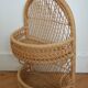 Wicker wall shelf