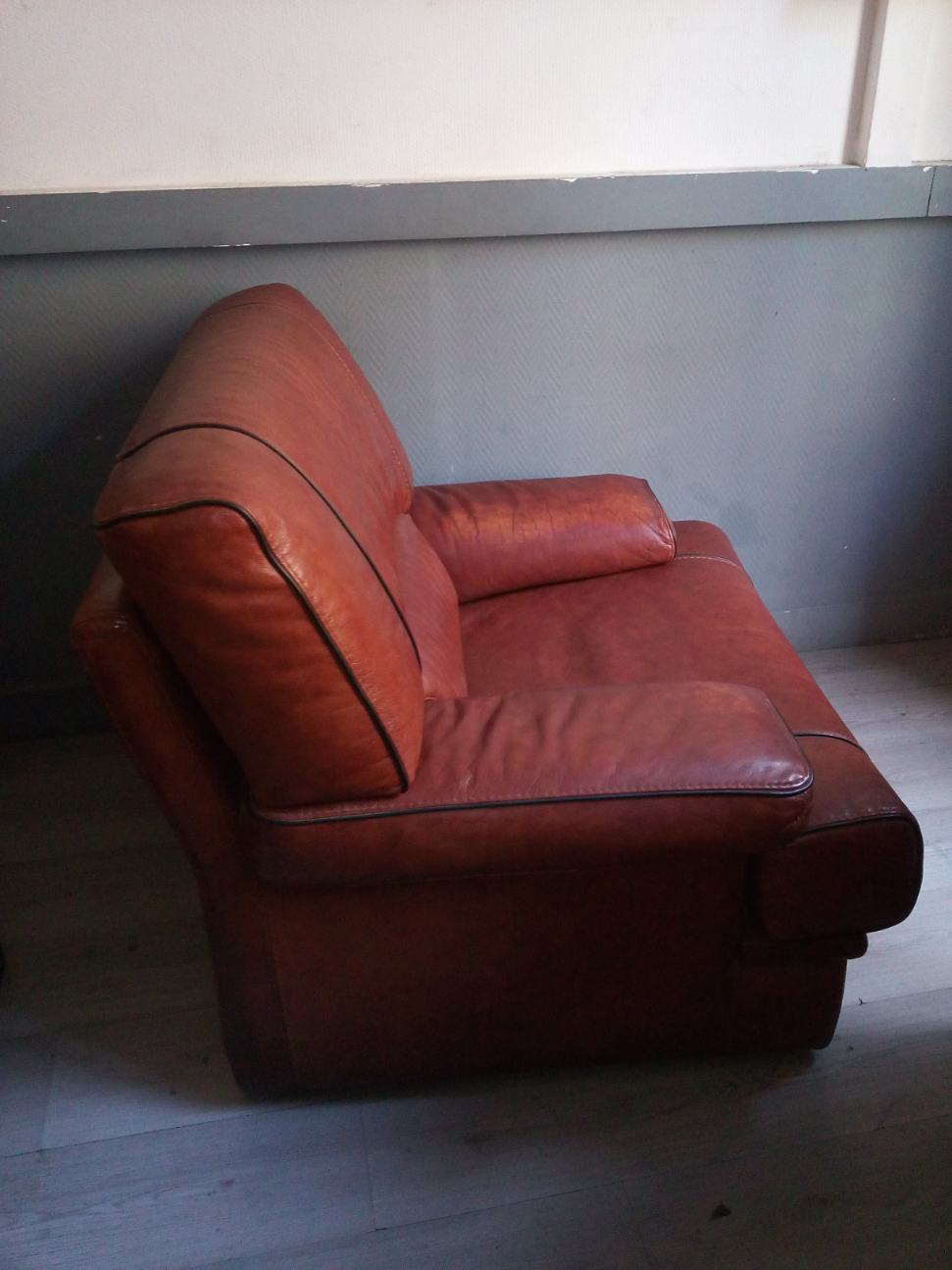 Buffalo leather armchairs