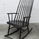 Scandinavian style rocking chair Tapiovaara 1960 in very good condition.