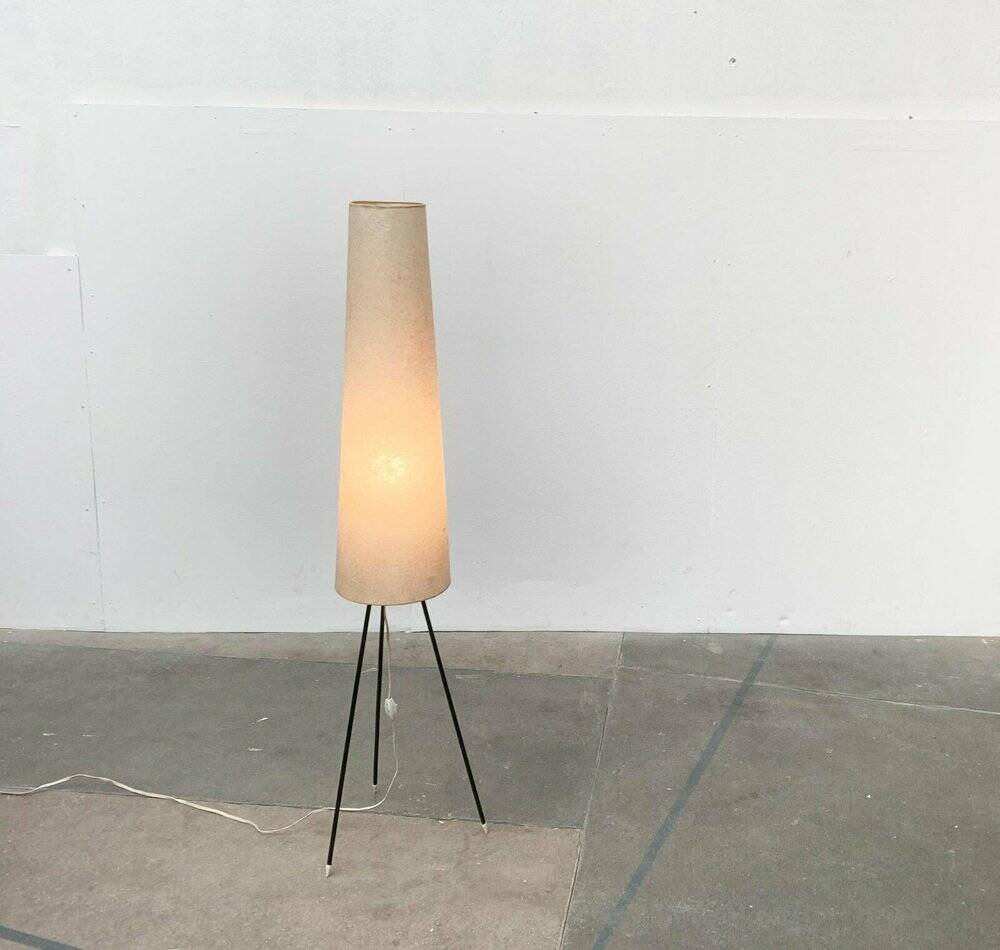 Mid-Century Minimalist Tripod Floor Lamp, 1960s