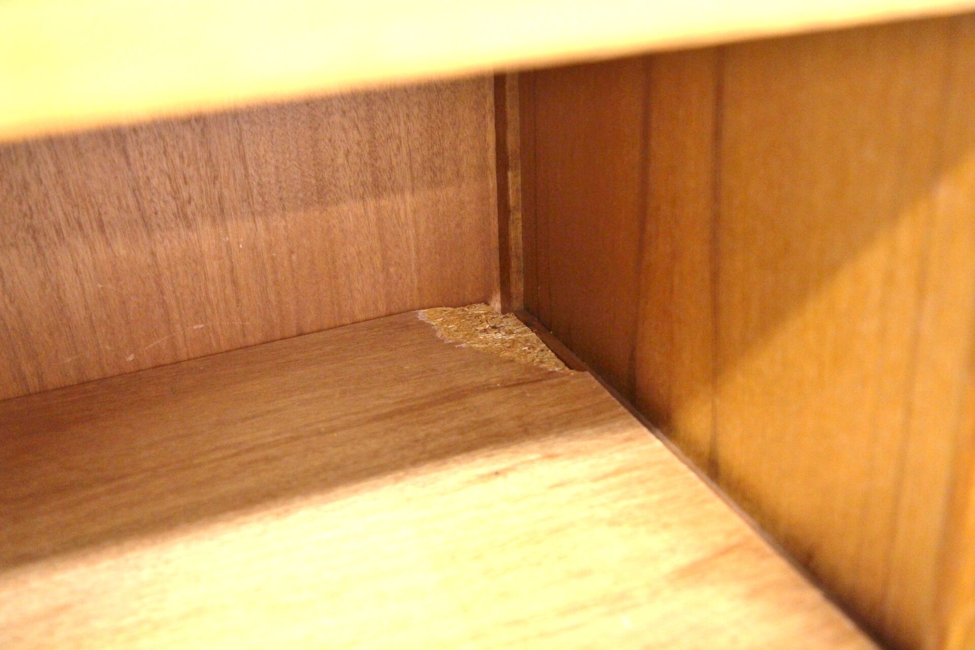 Commode-bibliothèque en teck, Suède, 1960