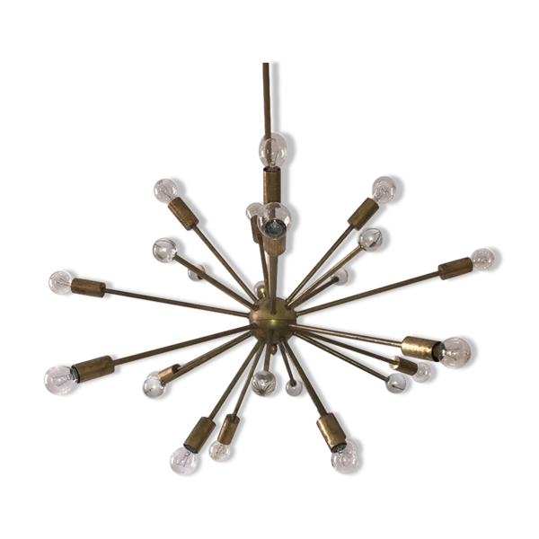 Lustre sputnik à 24 bras