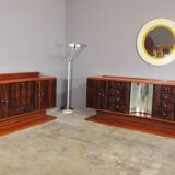 Ebony sideboard, 1940s, set of 2