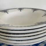 Saint-Jean Varage ironstone soup plates