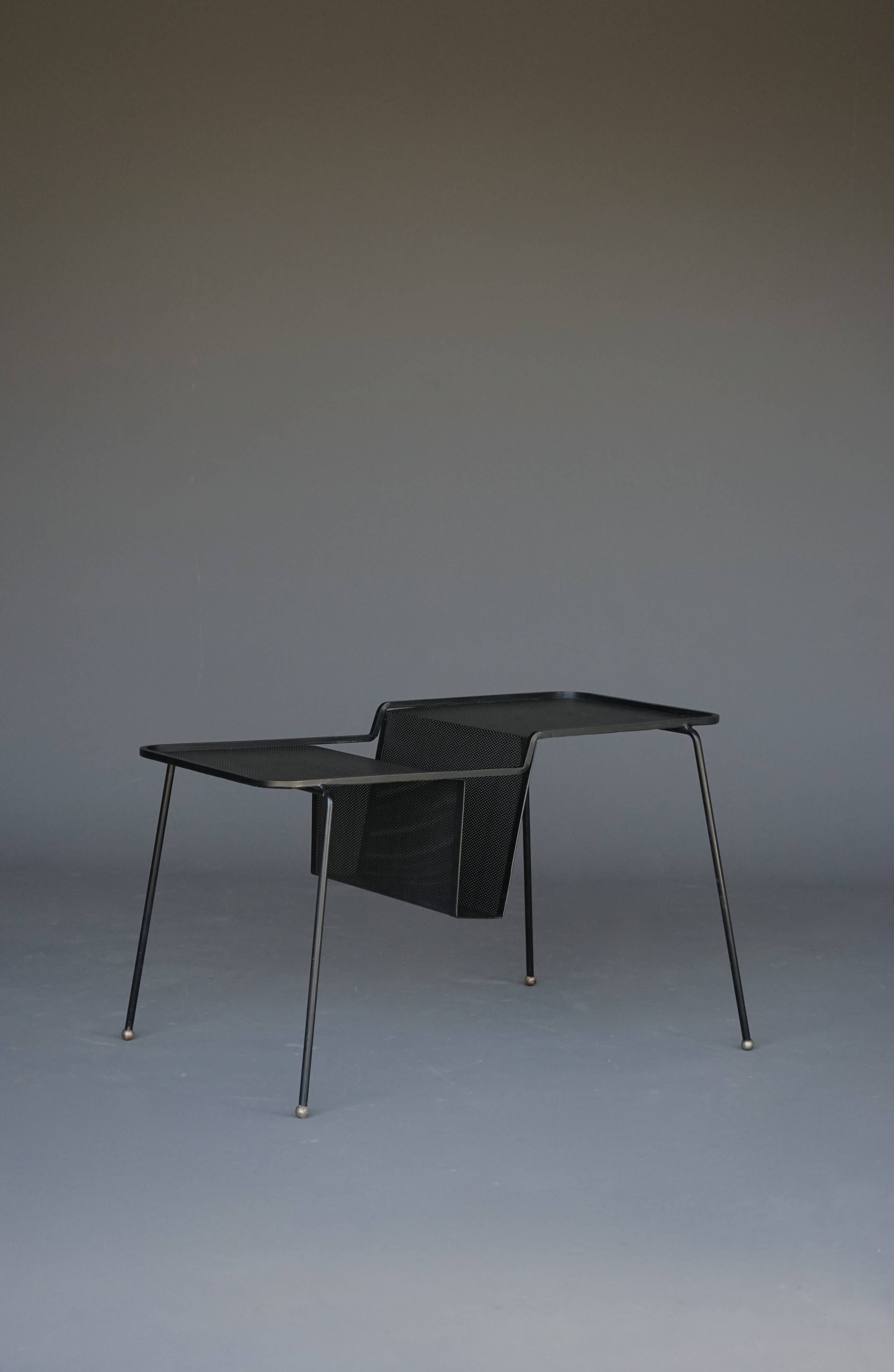 Table d'Appoint Magazine Elysée Mathieu Matégot pour Artimeta, 1950s