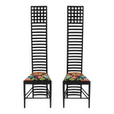 Chaises en frêne italiennes "292 Hill House 1" de style Mid-Century Modern Mackintosh
