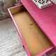 Commode rotin rose vintage